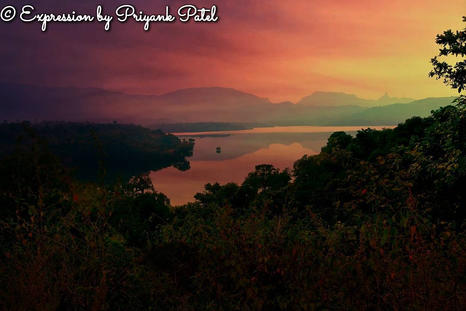 A evening at lake